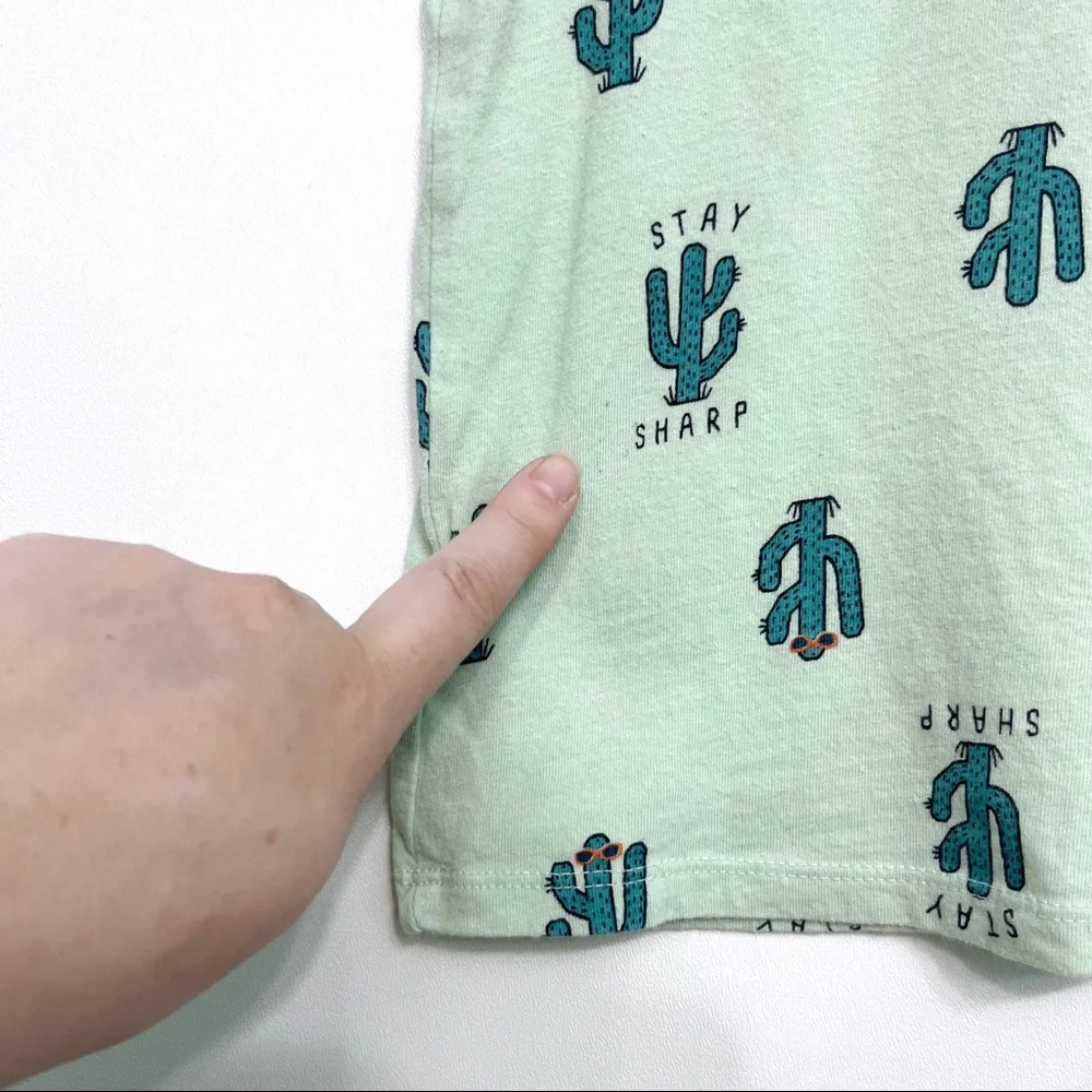 old navy | stay sharp cactus southwestern print tee mint green 5t